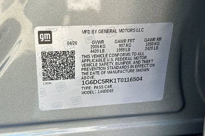 2026 Cadillac CT4 Sport