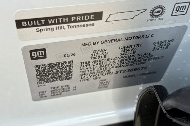 2026 Cadillac LYRIQ Sport