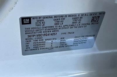 2015 GMC Sierra 1500 SLT