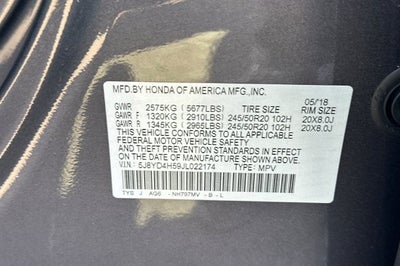 2018 Acura MDX w/Technology Pkg