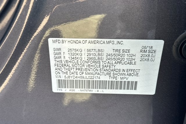 2018 Acura MDX w/Technology Pkg