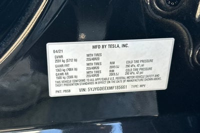 2021 Tesla Model Y Long Range