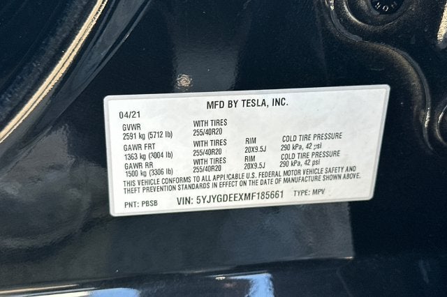 2021 Tesla Model Y Long Range