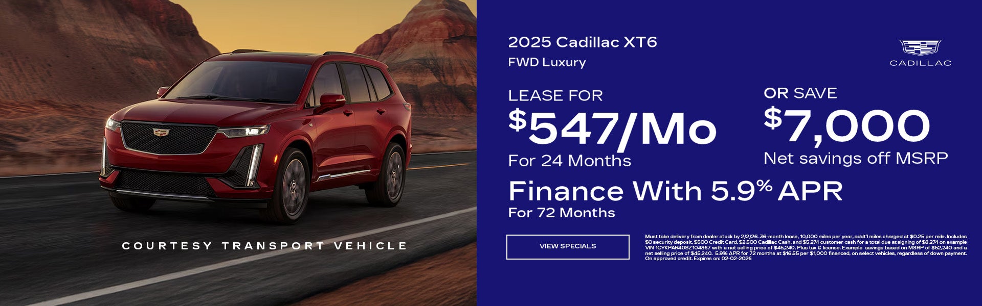 2026 Cadillac XT6