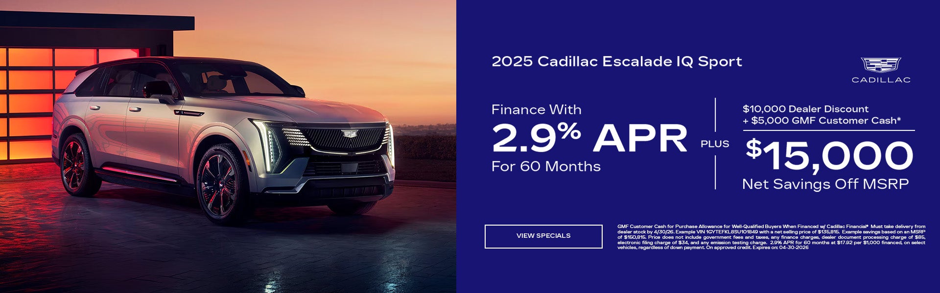 2025 Cadillac Escalade IQ Sport