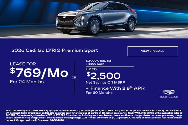 2026 Cadillac LYRIQ Premium Sport