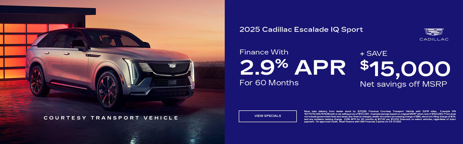 2025 Cadillac Escalade IQ Sport