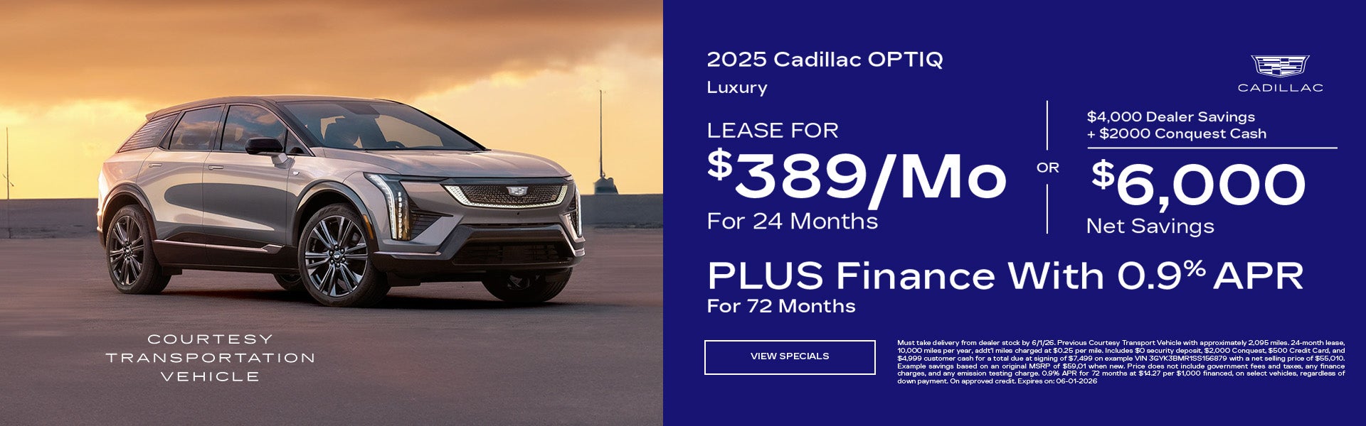 2025 Cadillac OPTIQ Luxury