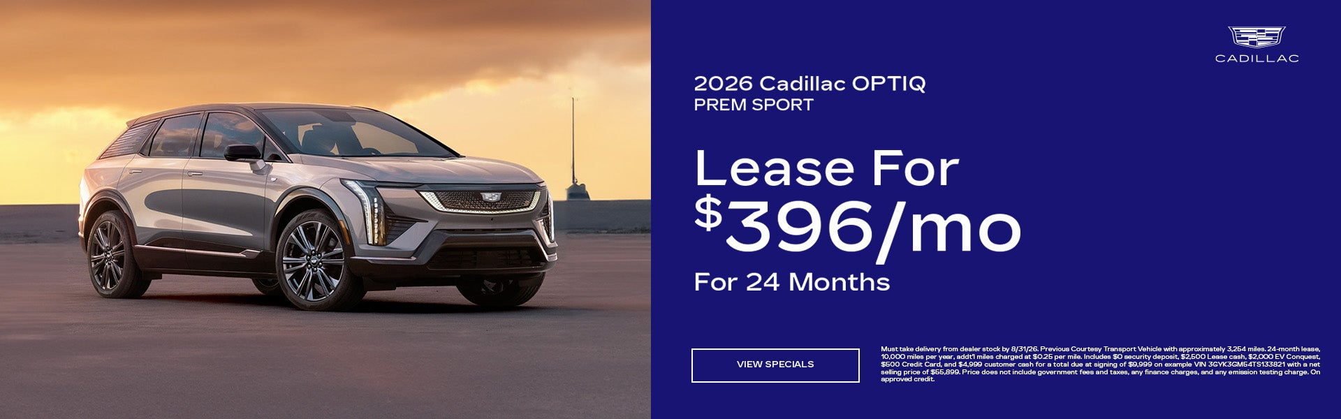 2026 Cadillac Optiq Lease deals