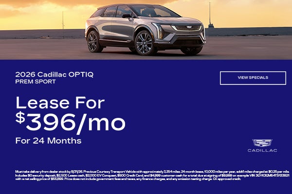 2026 Cadillac Optiq Lease deals
